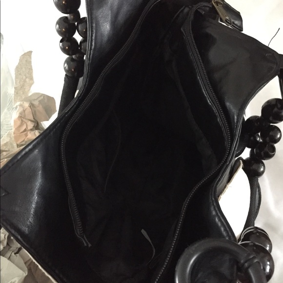 Shoulder Bag/Black/White - Picture 4 of 5